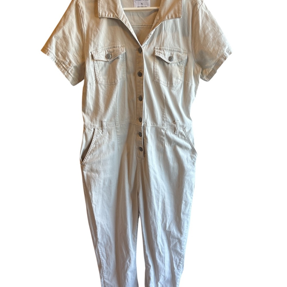 Celebrity Pink Light Cream Jumpsuit